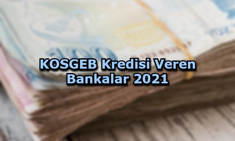 KOSGEB Kredisi Veren Bankalar 2021