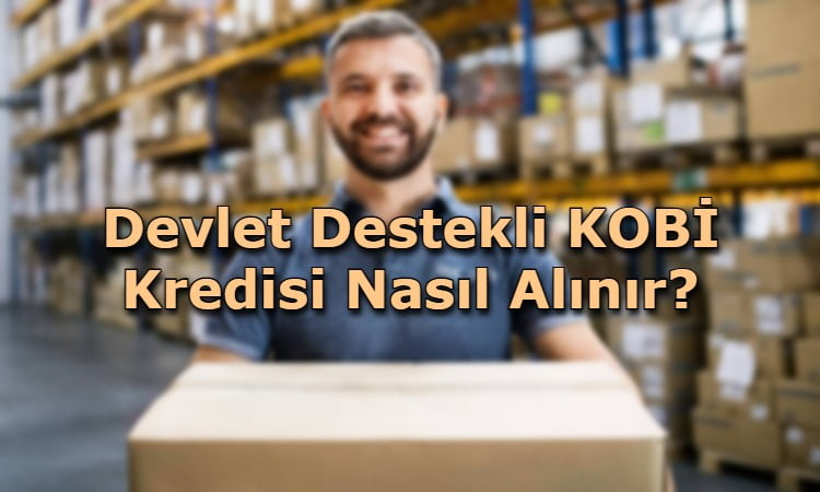 Devlet Destekli KOBİ Kredisi Nasıl Alınır?