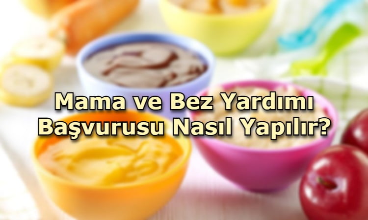 Mama ve Bez Yardımı Başvurusu Nasıl Yapılır?