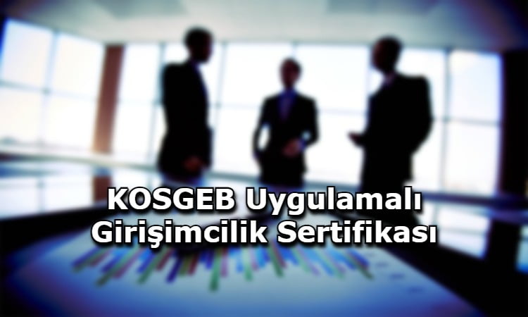 KOSGEB Uygulamalı Girişimcilik Sertifikası