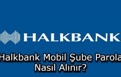 Halkbank Mobil Şube Parola Nasıl Alınır?